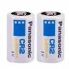 זוג סוללות CR2 Panasonic מסוג ליתיום  3V 800mAh