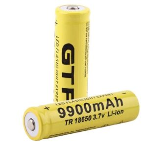 זוג סוללות ליתיום TR18650 מבית GTF שתי יחידות
