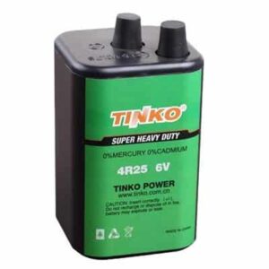 סוללה מקצועית Super Heavy Duty 4R25 6V לפנסים ותאורת רחוב