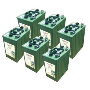 מצבר לרכב תפעולי 8V 170Ah D-875 קלאב קאר ורכב גולף חשמלי פריקה עמוקה מבית פלטין D-875 PLATIN Deep Cycle 8V/170Ah