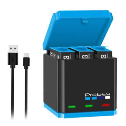 מטען מקורי לסוללות מצלמת גו פרו סדרות GoPro Hero 9 10