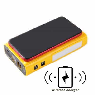בוסטר התנעה מקצועי מבית Hummer סדרה מקצועית HX Pro כושר הנעה 2000A אמפר אולטימטיבי לכל רכב.