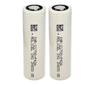 זוג סוללות ליתיום נטענות מבית MOLICEL דגם P42A 217000