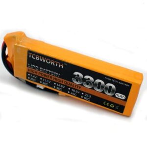 סוללת ליפו פולימר 4S 60C 14.8V 3300mAh תקע XT60 לרחפנים רכבי RC מסוקים ועוד