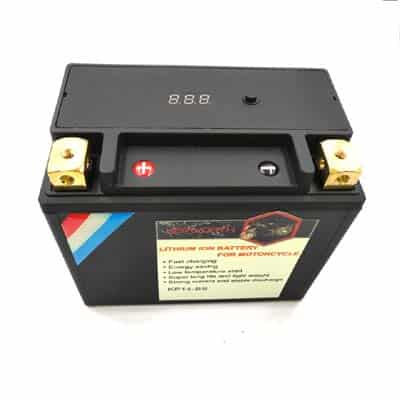 מצבר ליתיום מיוחד לאופנועים KP14-BS LiFePO4 520A כולל 12V 10Ah BMS