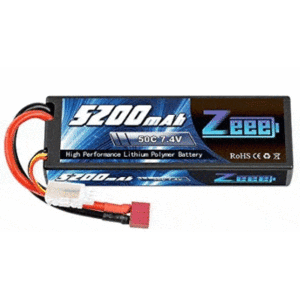 סוללת ליפו פולימר 3S 50C 11.1V 5200mAh תקע T60 לרחפנים רכבי RC מסוקים ועוד