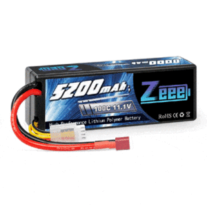 סוללת ליפו פולימר 3S 50C 11.1V 5200mAh תקע T60 לרחפנים רכבי RC מסוקים ועוד