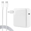 מטען חליפי למקבוק פרו 14 Apple 67W USB-C Power Adapter מטען ספק כח חליפי כולל כבל Type C למחשב נייד של אפל דגם "MacBook Pro 13 מטען חליפי למקבוק פרו 14 Apple 67W USB-C Power Adapter