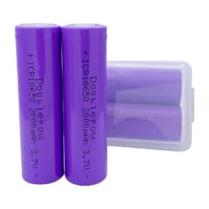 זוג סוללות ליתיום 18650 נטענות דגם Energy Battery 35A 18650 2600mAh