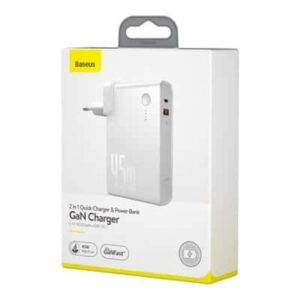 מטען נייד מהיר + מטען חשמל קיר 45W מבית באזוס Baseus PPNLD-C02 10000mAh