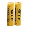זוג סוללות ליתיום נטענות 3.7V 14500 AA GFT