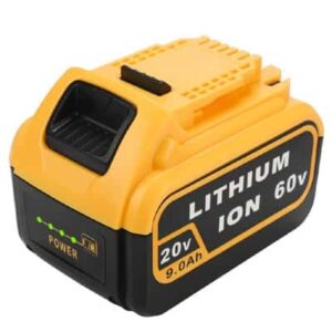סוללה חליפית לכלי עבודה דיוולט 9000 אמפר Dewalt MAX XR 20V/60V20V 60V 9.0Ah DCB606