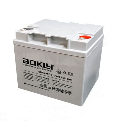 מצבר ג'ל פריקה עמוקה 40Ah 12V מתאים למערכות גיבוי, קלנועיות ,מלגזונים וליישומי תעשיה שונים