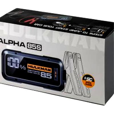בוסטר התנעה סופר מקצועי HULKMAN Alpha 65 תקן IP65 הנעה 1200A לרכבי בנזין ודיזל 6500 סמק