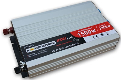 ממיר מתח סינוס טהור 12V תוצרת POWER-INVERTER הספק 1500 וואט 12V1500W Pure Sine Wave Power Inverter הינע ממיר מהפך חשמלי 12 וולט DC ישירות מהמצבר ל 220V בדיוק כמו חשמל ביתי, להפעלת מכשירים ברכב כגון מקרר קטן ומכונת קפה לרכב. להפעלת מכשור חשמלי מדוייק ומכשור רפואי .מדמה שקע חשמל ביתי ברכב . ממיר מתח סינוס טהור 12V תוצרת POWER-INVERTER הספק 1500 וואט 12V1500W Pure Sine Wave Power Inverter