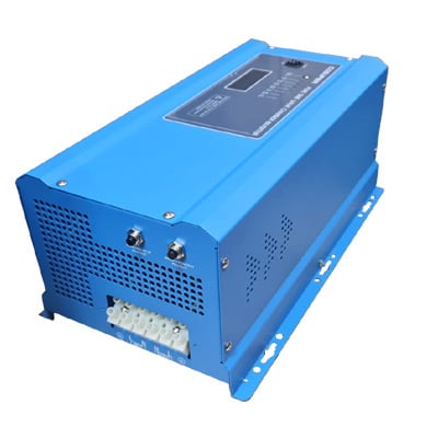 ממיר מתח 24V 4000W סינוס טהור כולל מטען מצברים Super Power inverter with Charger 70A