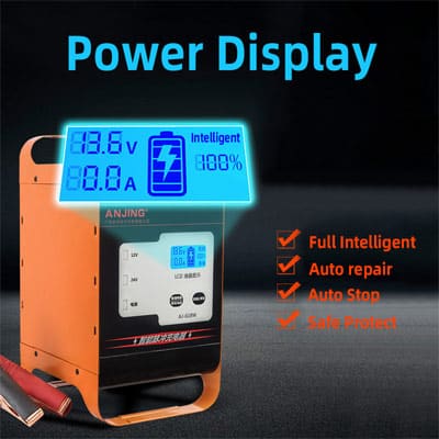 מטען חכם למצברים 12V וגם 24V  מתאים לכל סוגי המצברים ג'ל ליתיום AGM וחומצה הספק 12V/40A  24V/20A
