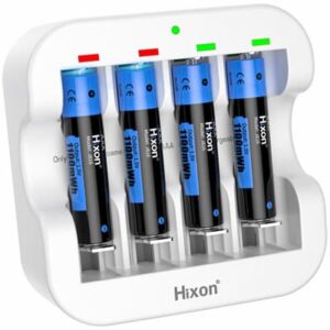 מטען AA + רביעיית סוללות ליתיום נטענות בהספק Lithium 1.5V AA 3500mAh