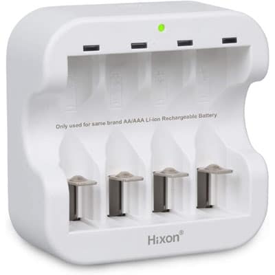 מטען סוללות AA ליתיום USB Lithium Charger 1.5V AA 3500mAh