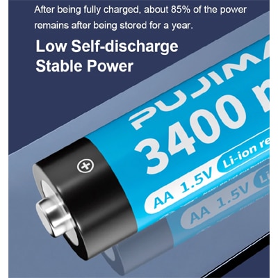 סוללה-1.5V-נטענת--3400