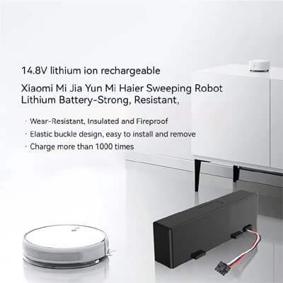סוללה לשואב שוטף של שיאומי Xiaomi Mi Robot Vacuum Mop Pro Sittj02m מקט סוללה MA1-4S1P-SC מתאימה לכל דגמי MI שיאומי Robot Vacuum Mop Pro סוללה לשואב שוטף של שיאומי Xiaomi Mi Robot Vacuum Mop Pro Sittj02m