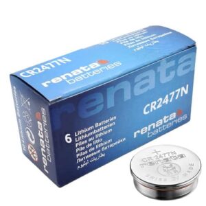 6 יחידות סוללות כפתור ליתיום Renata CR2477N 3V 950mAh CR2477