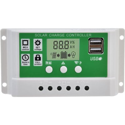מטען סולארי הספק 80W לפיצוי למניעת זליגה ולטעינת מצבר ברכב או בשטח כולל בקר טעינה דיגיטלי 10A